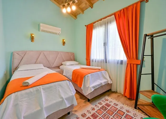 فيلة Ozbi 2-villa With Ootdoor Heated Pool For 4 People In فتحية