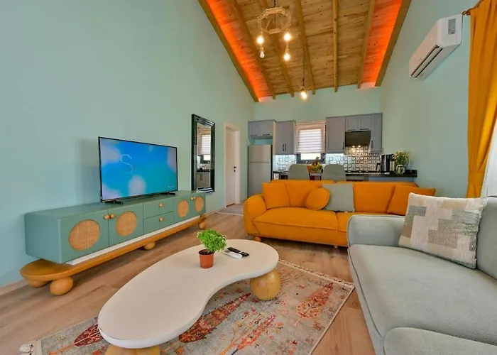 فيلة Ozbi 2-villa With Ootdoor Heated Pool For 4 People In فتحية